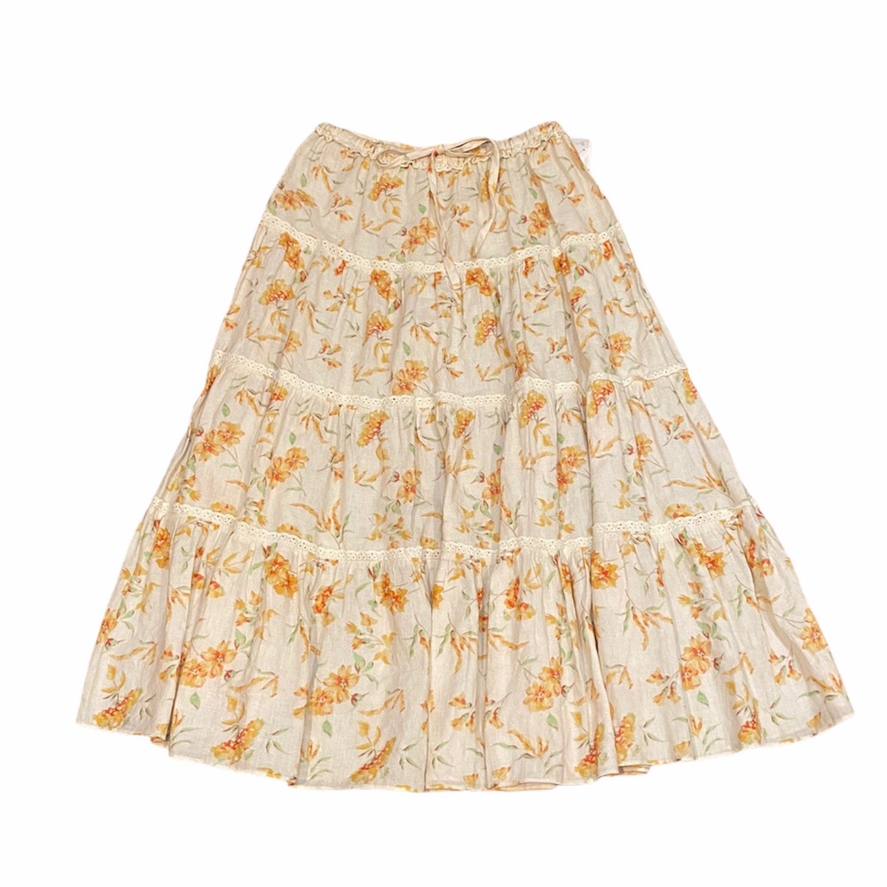 LoveShackFancy*Lyla Floral Midi Skirt*S*$450 - Picture 4 of 7